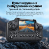 Квадрокоптер XKJ K100 MAX MINI — складаний міні-дрон з HD-камерою, FPV, Optical Flow, повним захистом пропелерів, пультом з екраном 3.15″, до 10 хвилин польоту, дальністю до 80 м, сірий